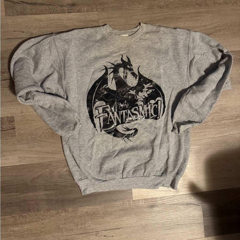 Walt Disney World Fantasmic! Gray Crewneck